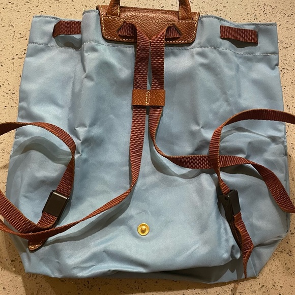 Longchamp backpack in light blue - NWOT - Picture 4 of 5